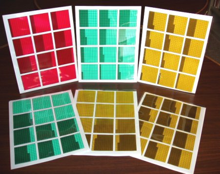 Decimal Squares� Overhead Transparencies